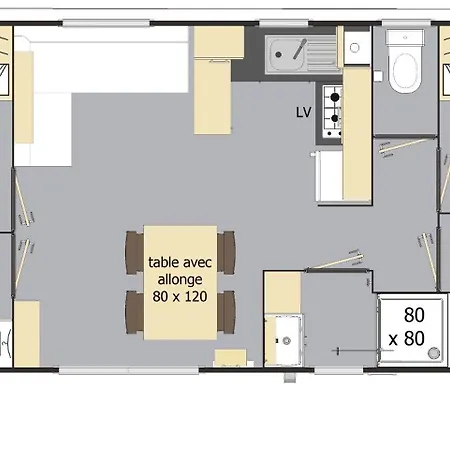Mobil Xxl 4 - Le Clos Cacheleux Camping *